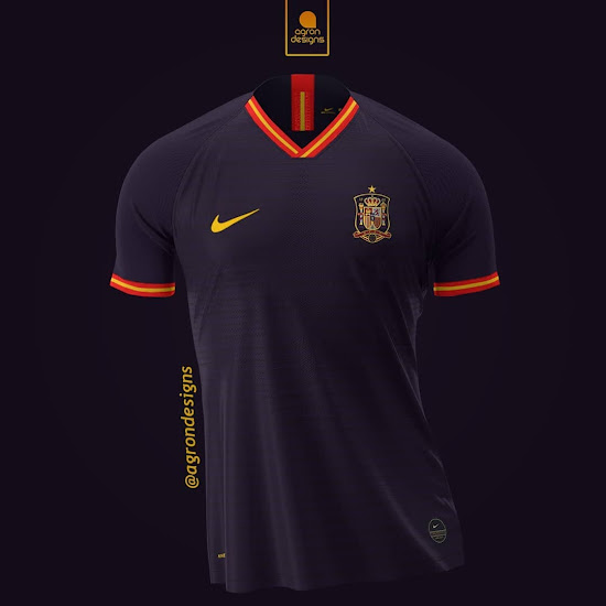Classy Nike Spain Home Away Kit Concepts agrondesigns - Footy Headlines