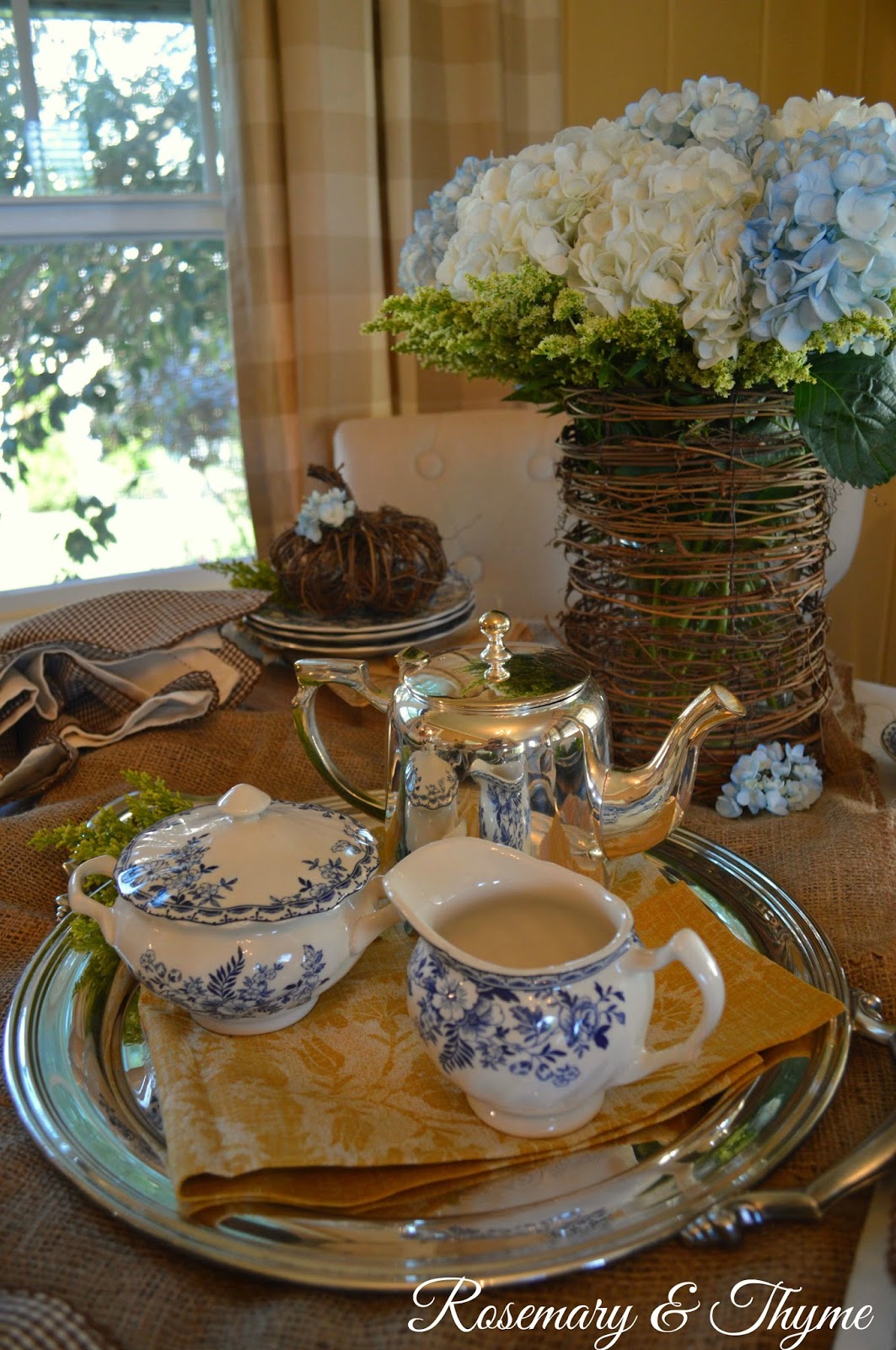 Nature Inspired Thanksgiving Table