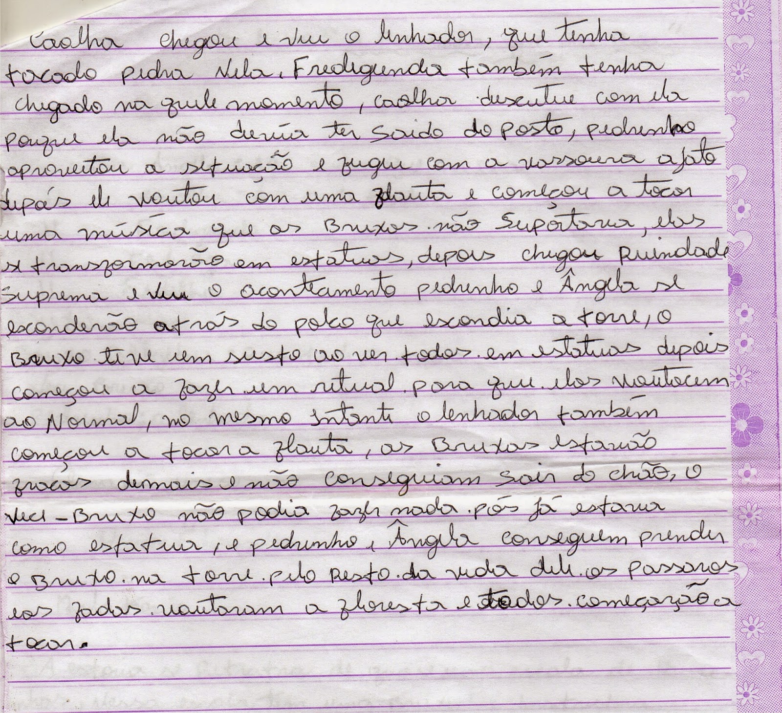 Biblioteca, Lazer e Arte: Resumo: A bruxinha que era boa (Verônica