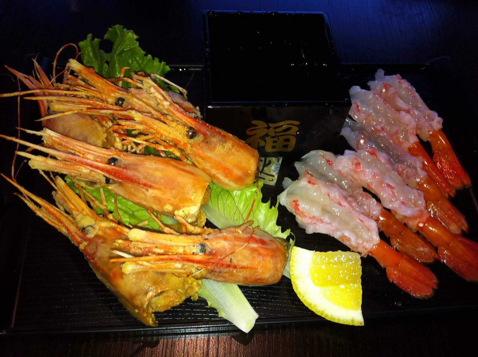 The Food Love Affair Spot Prawn Sashimi...DIY