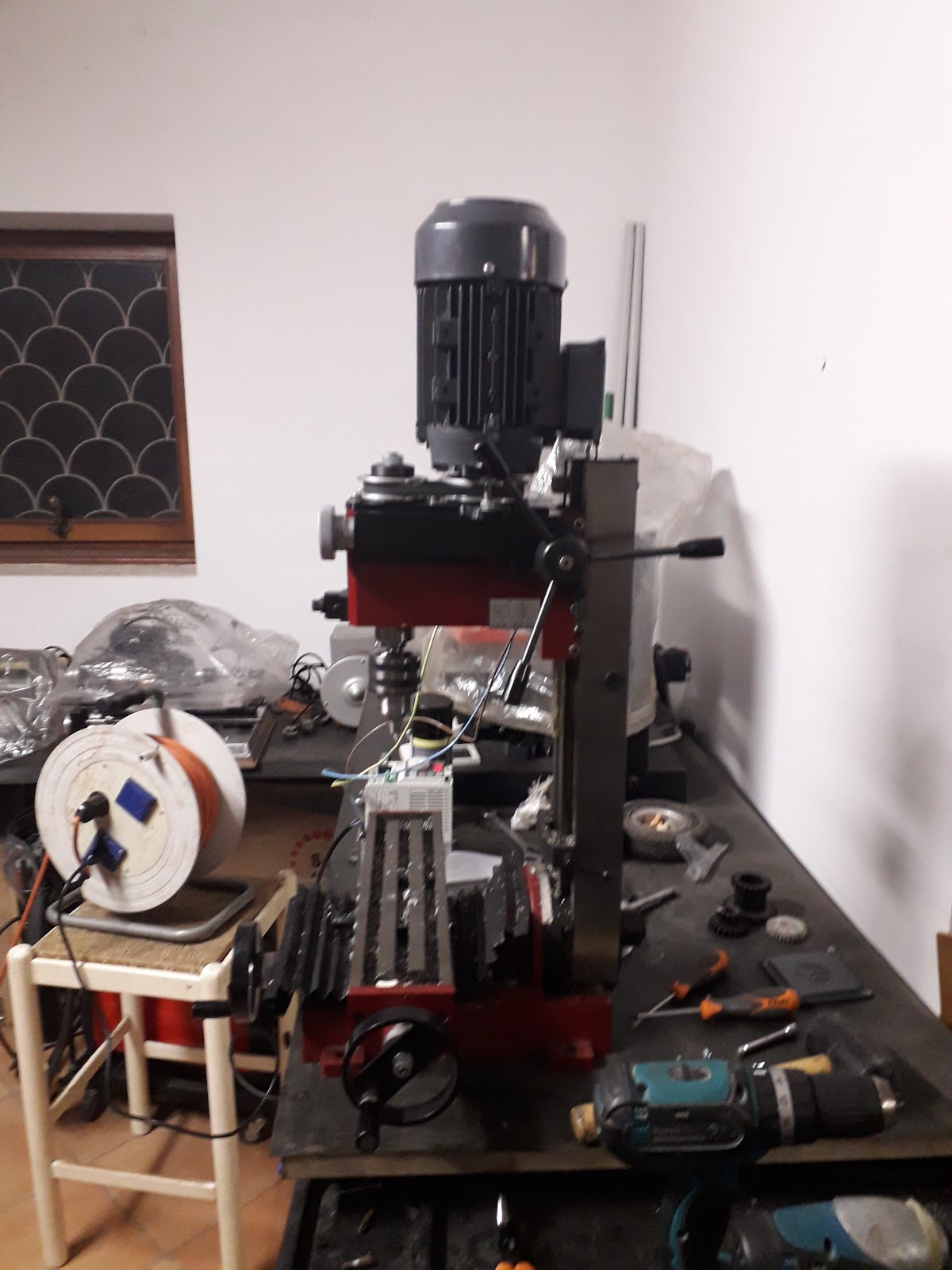 boxedcnc SIEG X2 MINI MILL BELT DRIVE CONVERSION My version with 220V