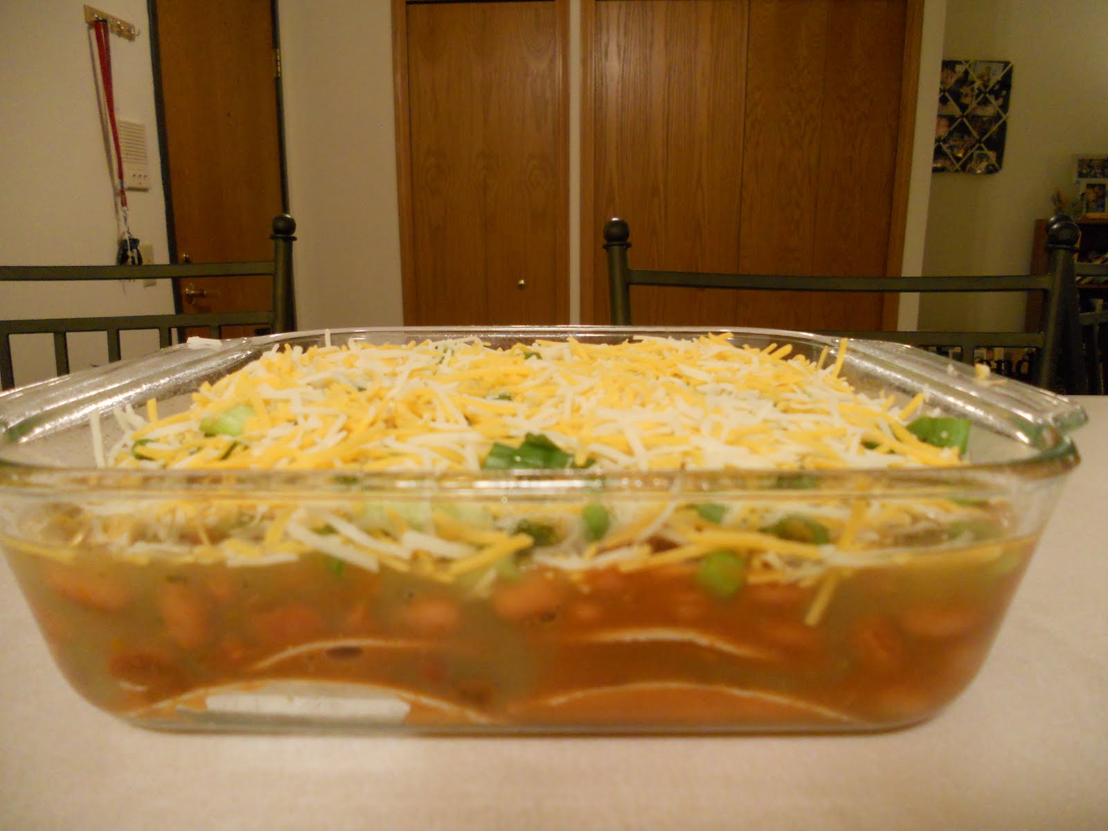 Heat's Kitchen Stacked Enchilada Bake