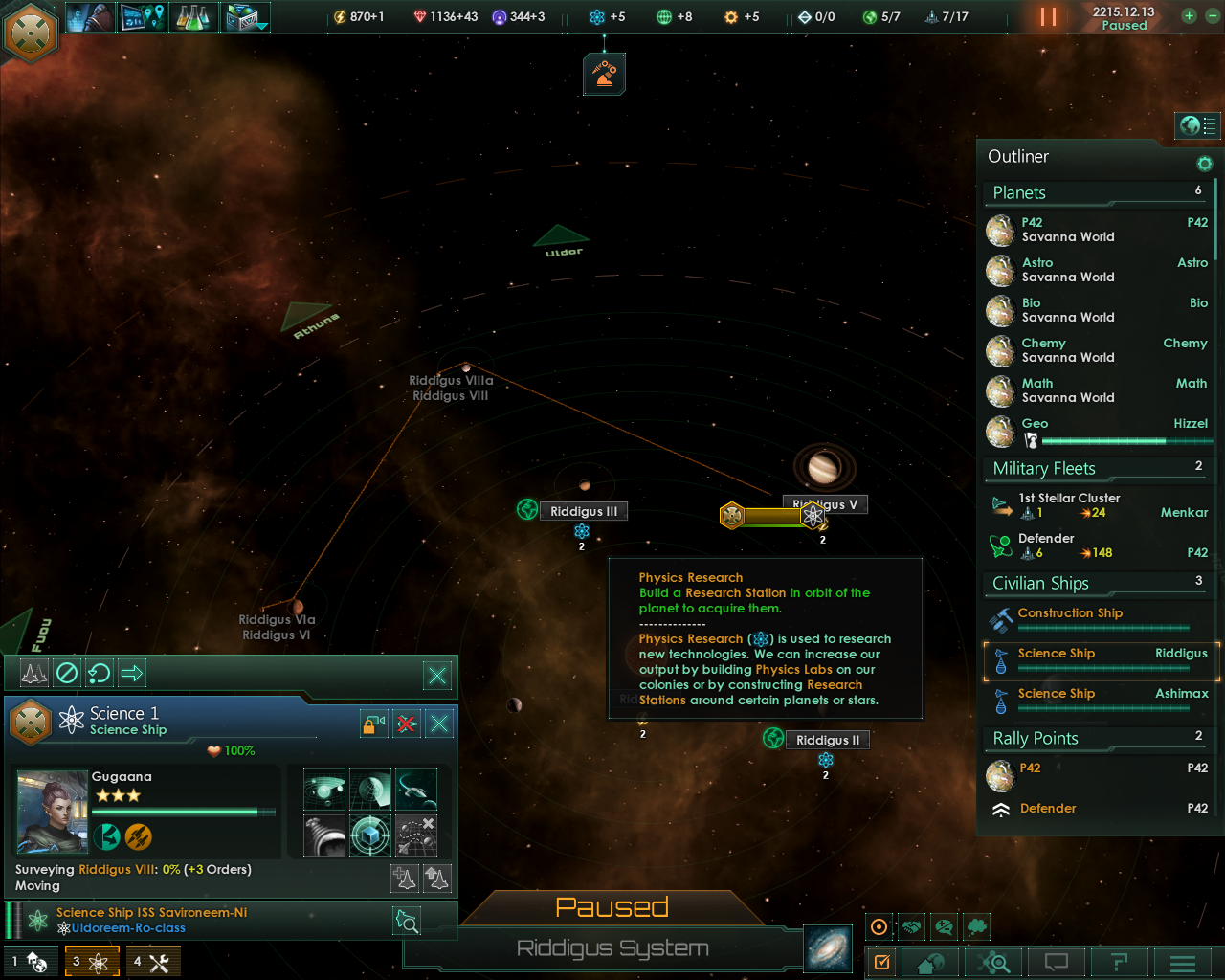 The Best Games Ever The Science Ship Stellaris Screenshot