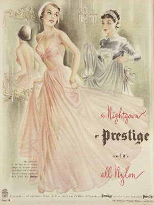 vintAGE 1950 NIGHTGOWN AD
