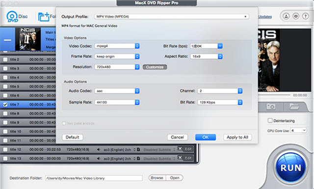 كيفية تحويل أي DVD إلى فيديو MP4 باستخدام MacX DVD Ripper Pro