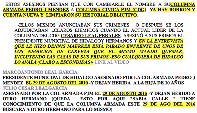 "TESTAFERROS del CRIMEN" que HICIERON ALIANZA con CABEZA de VACA "CAMBIAN de NOMBRE,NO de MAÑAS".... Screen%2BShot%2B2016-06-20%2Bat%2B15.32.25