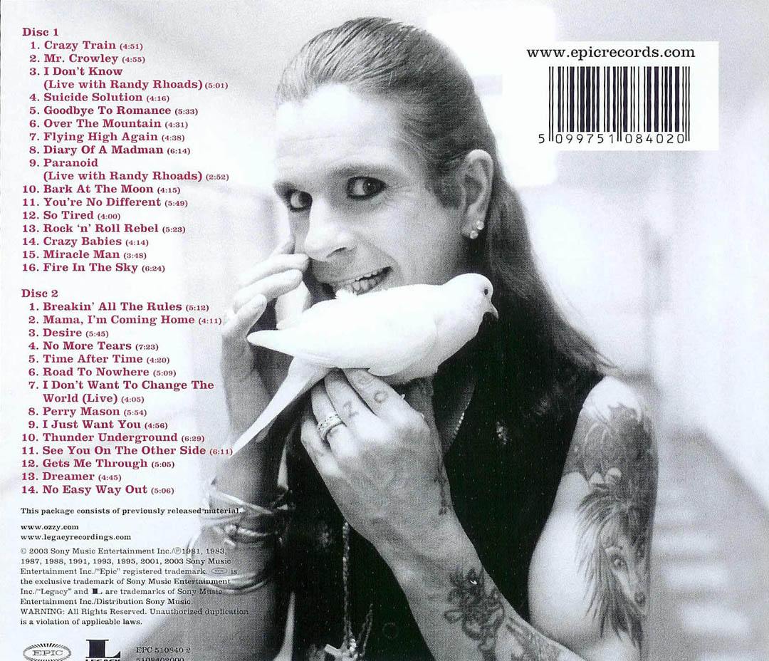 the essential ozzy osbourne album cover