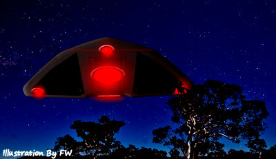 Massive Black Triangle UFO Over New Lambton Heights