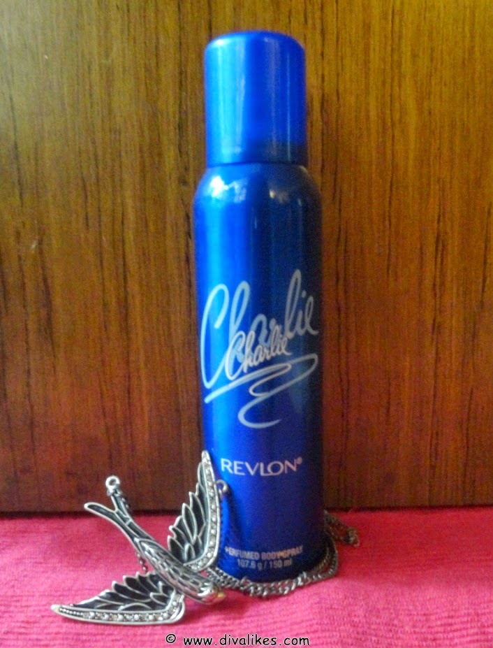 Revlon Charlie Blue Perfumed Body Spray Review Diva Likes