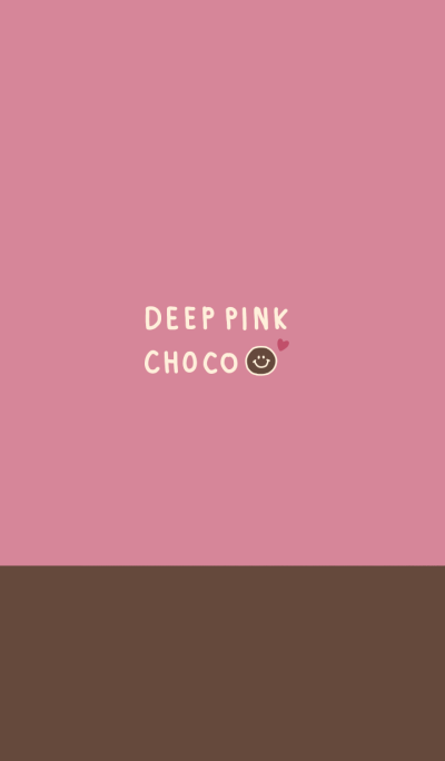 deep pink and choco