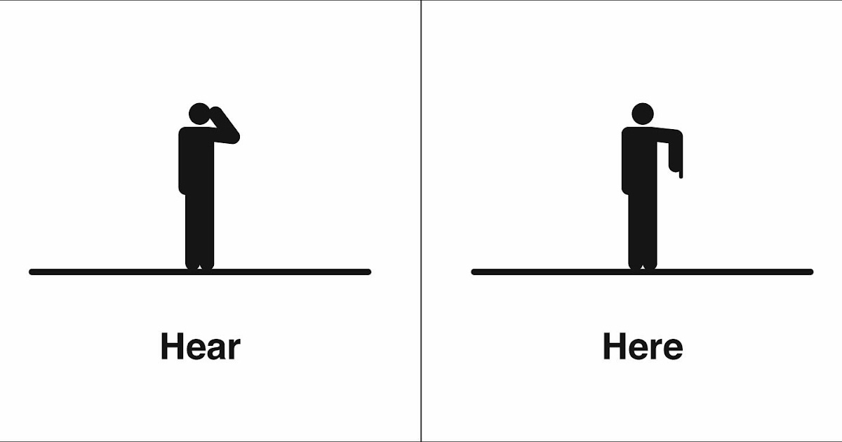 Homophones, Weakly: Hear & Here