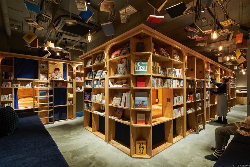 Book and Bed Tokyo Sleep With 5000 Books