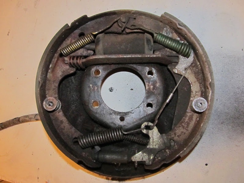 Rear drum brake rebuild