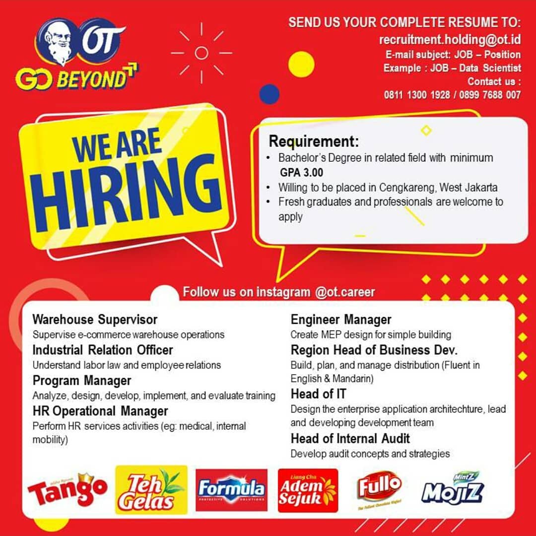 Lowongan Kerja Fresh Graduate Orang Tua Group Terbaru Ruangankerja