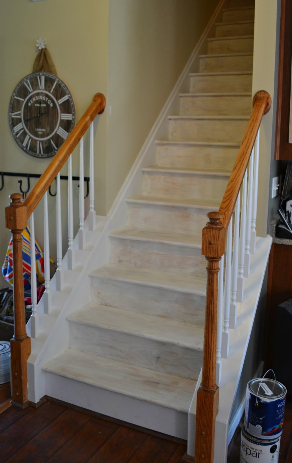 Down to Earth Style Painted Stairs