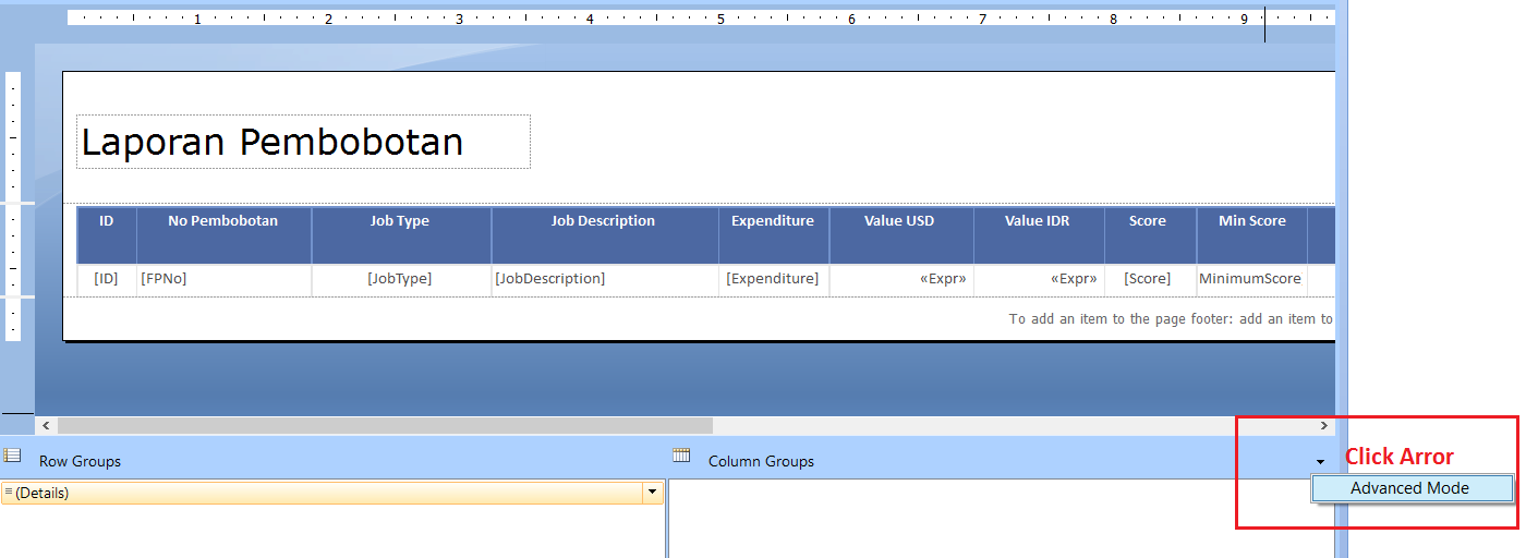 Repeat Tablix Headers To Each Page In SSRS