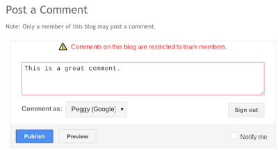 Control who can comment on your Blogger blog posts