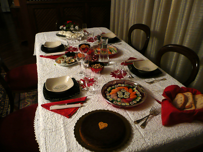 AAA ACCADEMIA AFFAMATI AFFANNATI Marzo. Da Chiara e Roberto. La cena