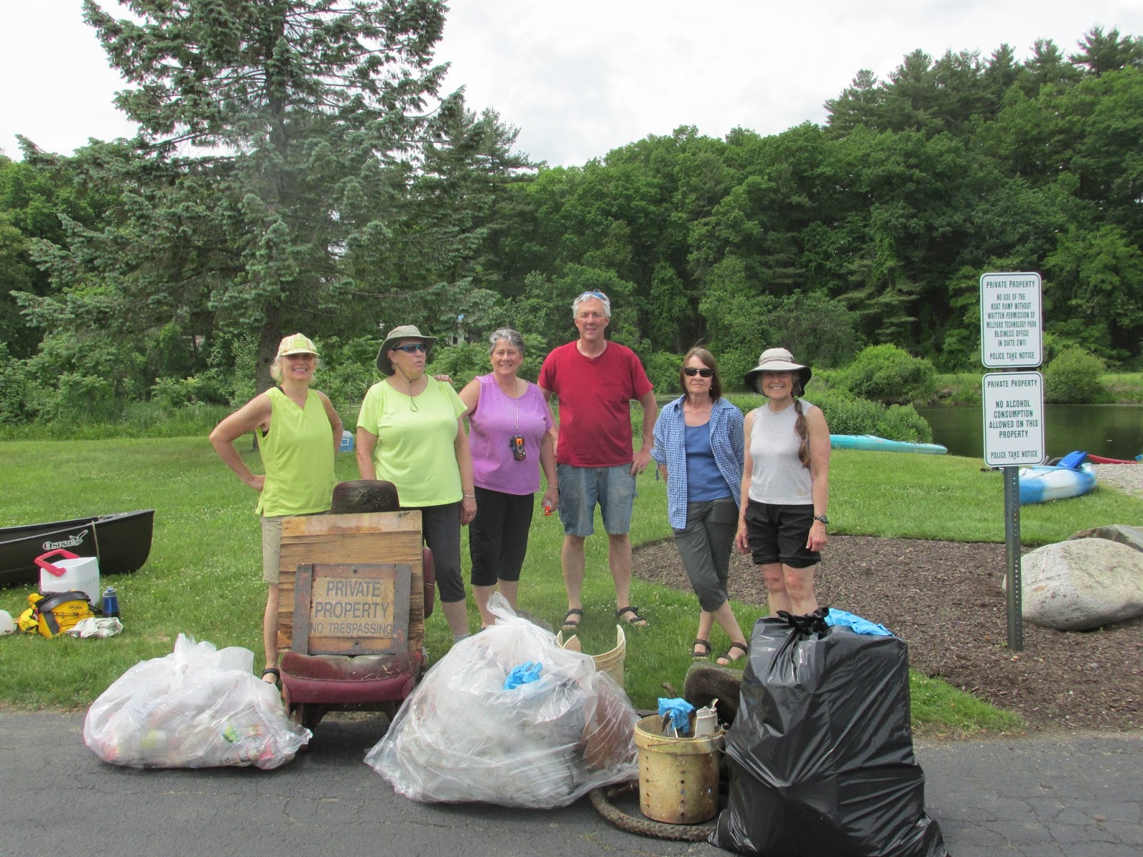 Trashpaddler NHAMC Trash Patrol in Nashua
