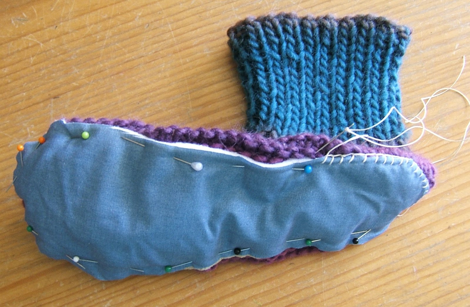 aussie knitting threads How to make soles for knitted slippers