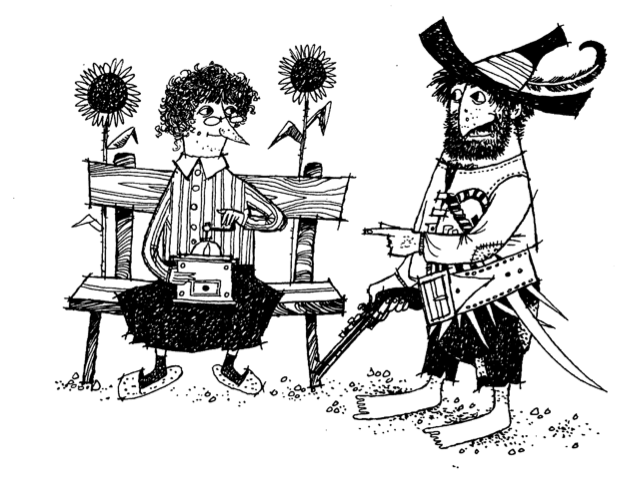 Gratis Ausmalbilder Räuber Hotzenplotz Ausmalbild