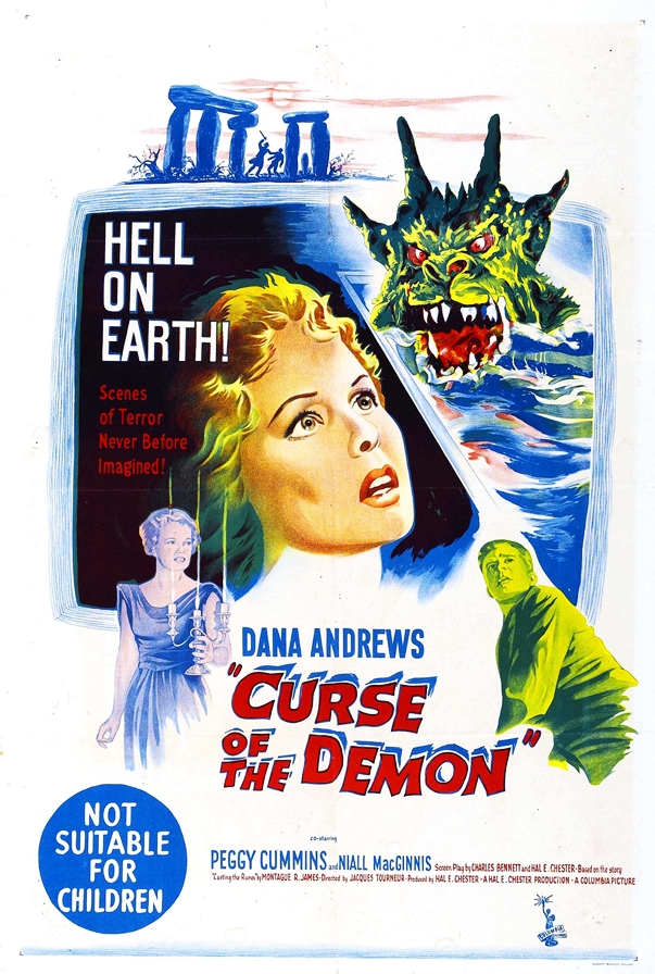 Póster de La noche del demonio (1957)