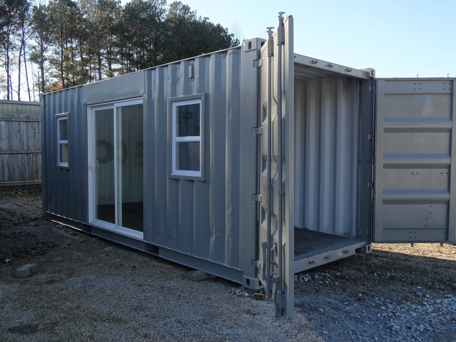 Atlanta Used Shipping Containers and Semi Trailers Painting a Used