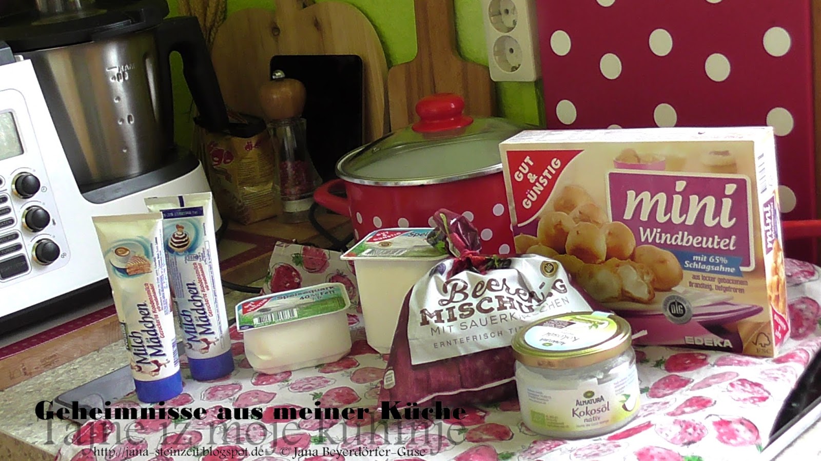 Janas Steinzeit: (Video) Dessert: Beeren auf Wolke 7 * Milchmädchen ...