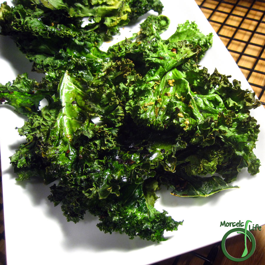 Morsels of Life - Chili Lime Kale Chips - Kale chips, made more awesome with a spicy lime flavor.