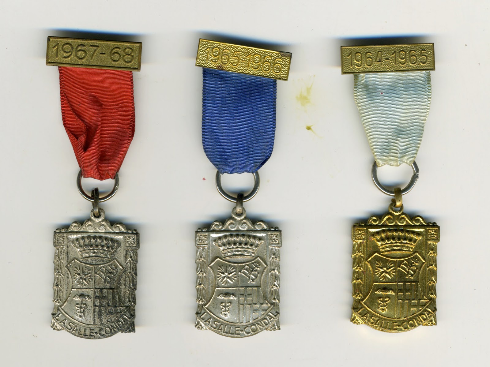 La Salle Condal 1969 Les medalles d'or i plata de final de curs per La Salle Condal 1969 Les medalles d'or i plata de final de curs per