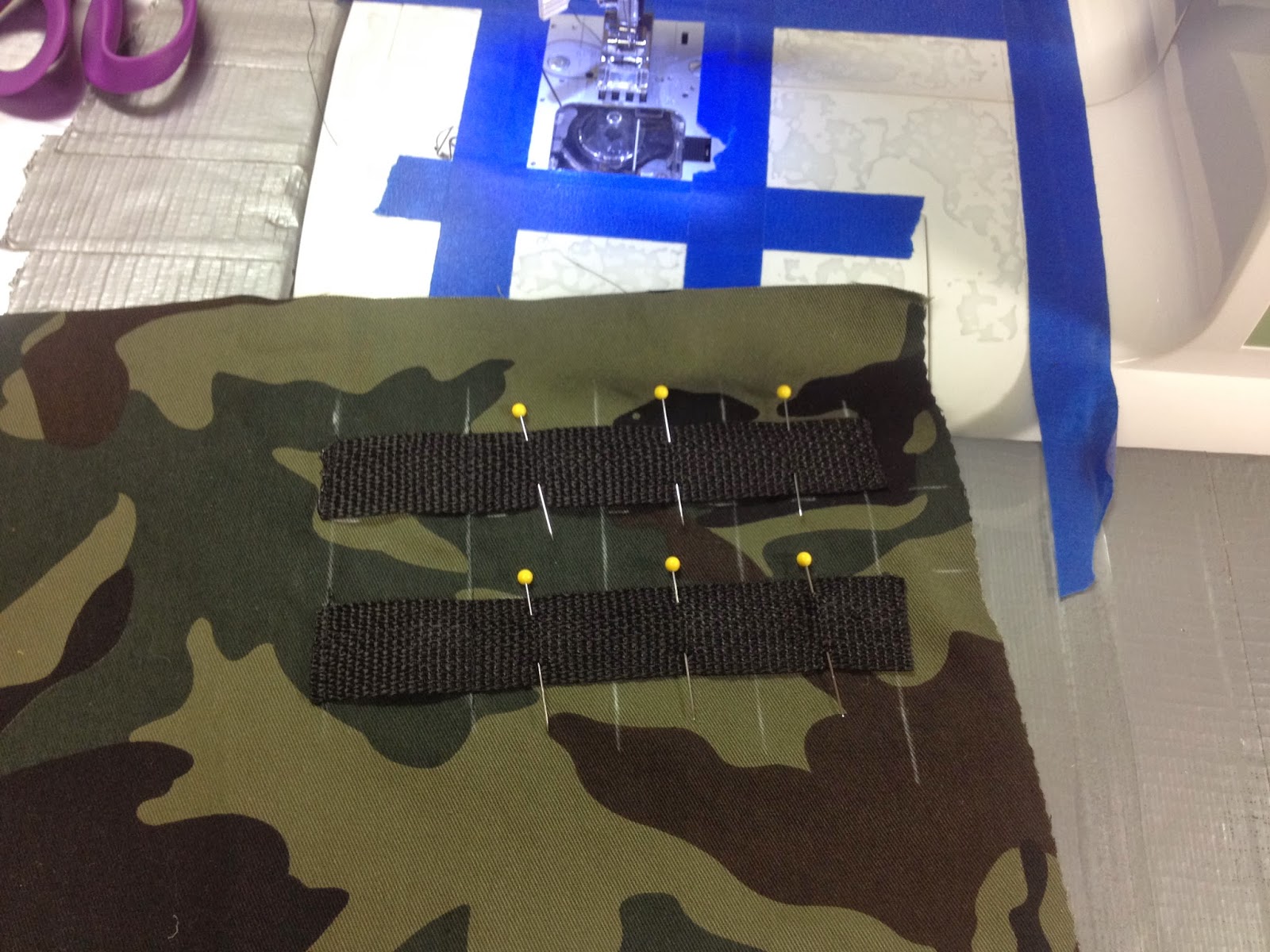 Matthew McMillan Adding MOLLE / PALS webbing to a backpack