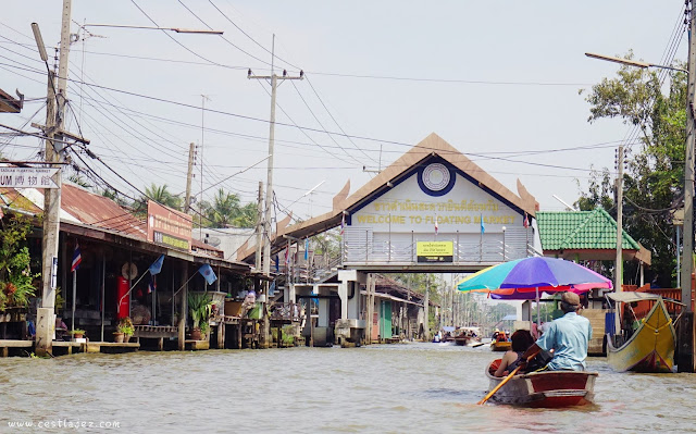thailand bangkok Damnoen saduak Floating Market