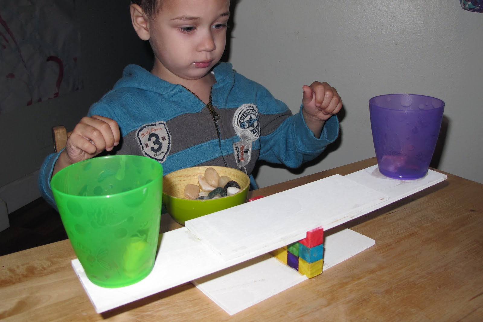 Peaceful Parenting Homemade Levers Science Play