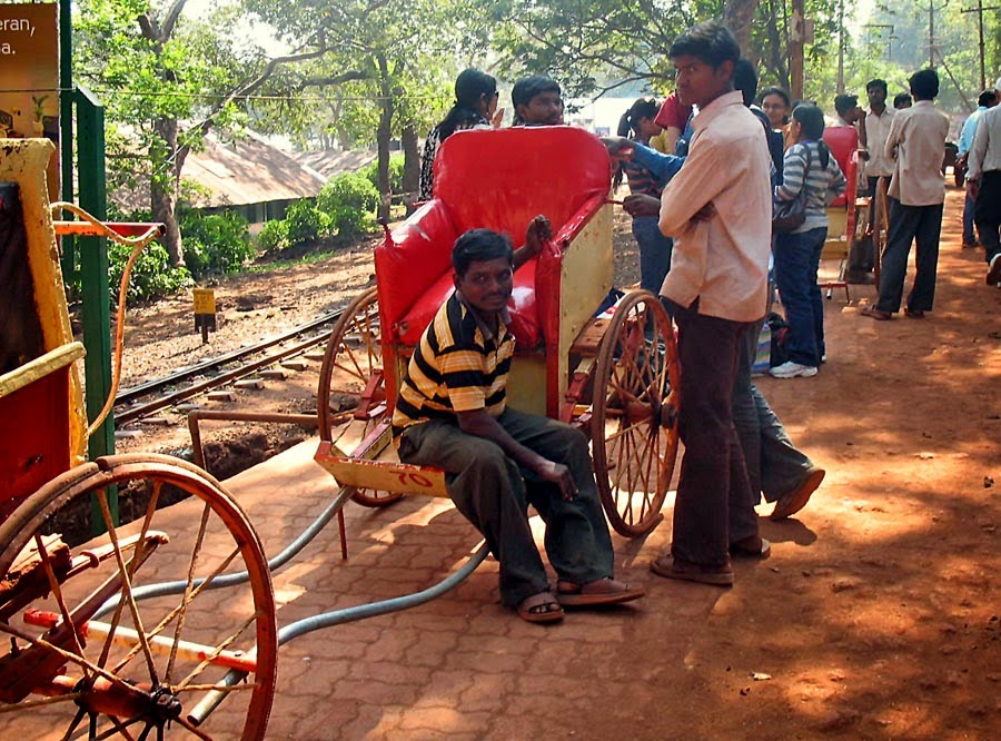 Hand Rickshaw pullers