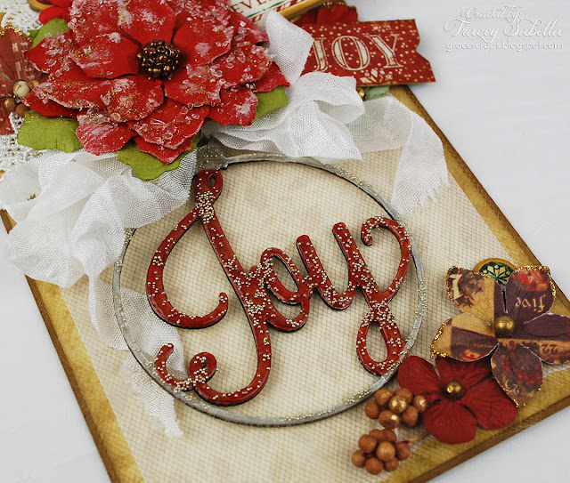 Christmas projects Scraps of Darkness and Scraps of Elegance: DIY Sparkling Chipboard Christmas Ornament Tutorial