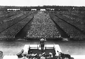 Hitler addressing 1935 party rally worldwartwo.filminspector.com