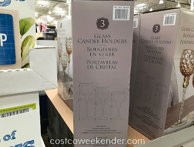 Costco 1900274 - Glass Candle Holders: great for any house