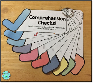comprehension question cards
