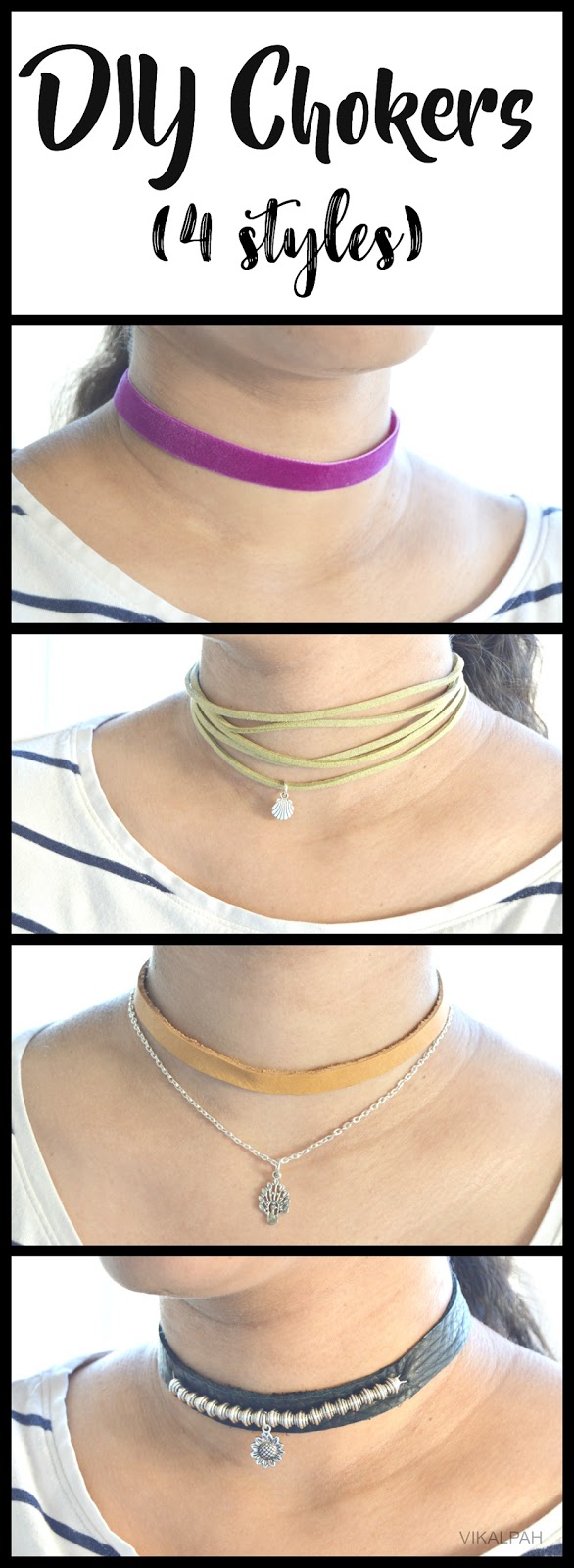How to make different styles choker necklaces