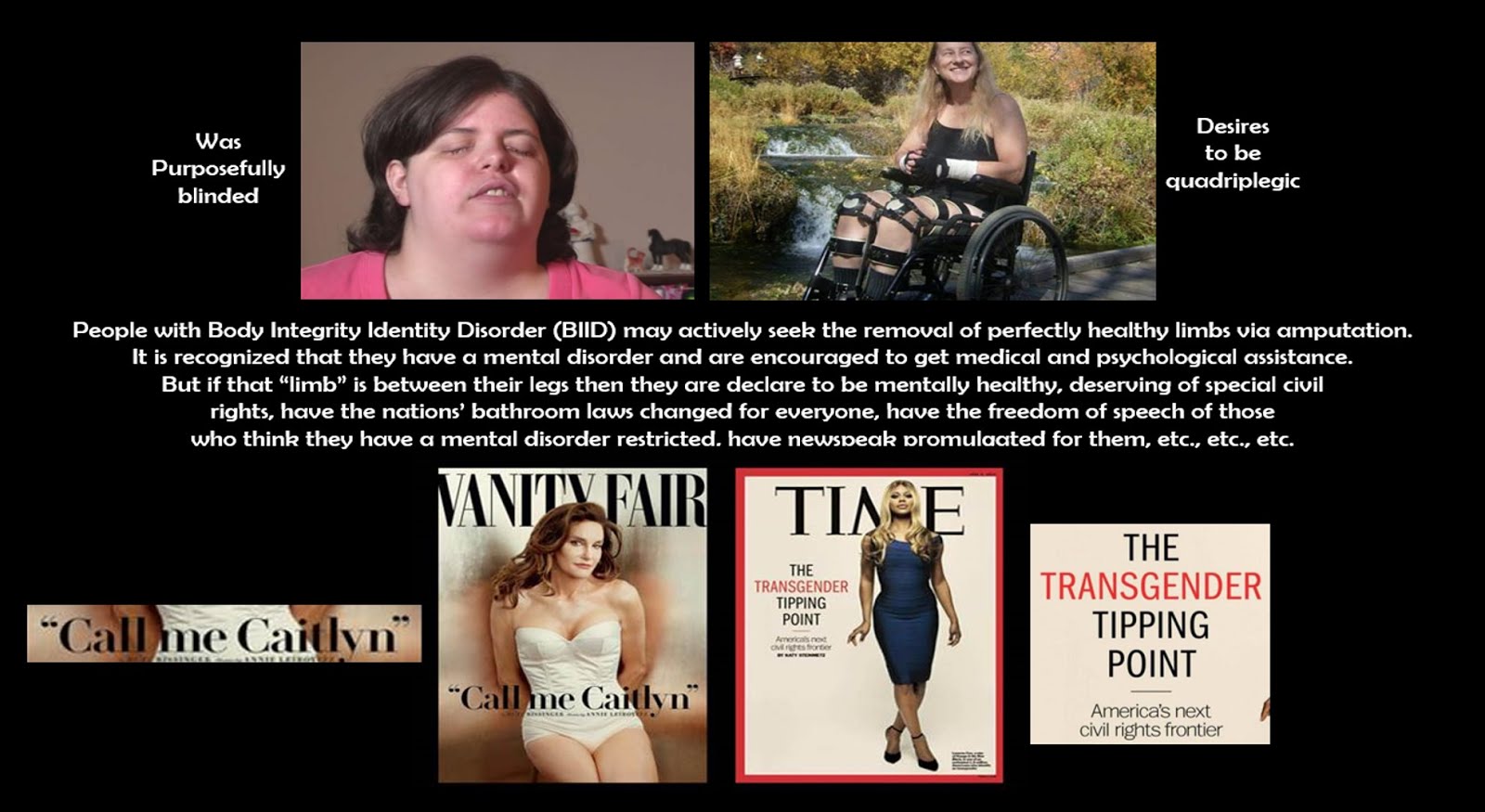VIDEO Dr. Phil on woman purposefully blinding herself & trans movement