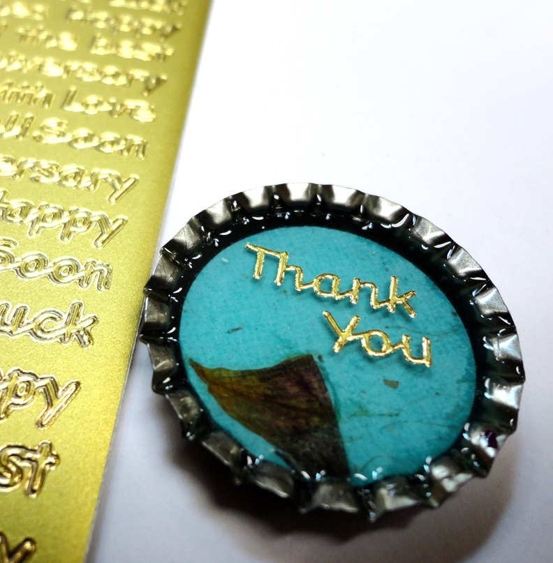 Resin Crafts Words In Resin Using PeelOffs