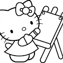 Coloring Pages Hello Kitty