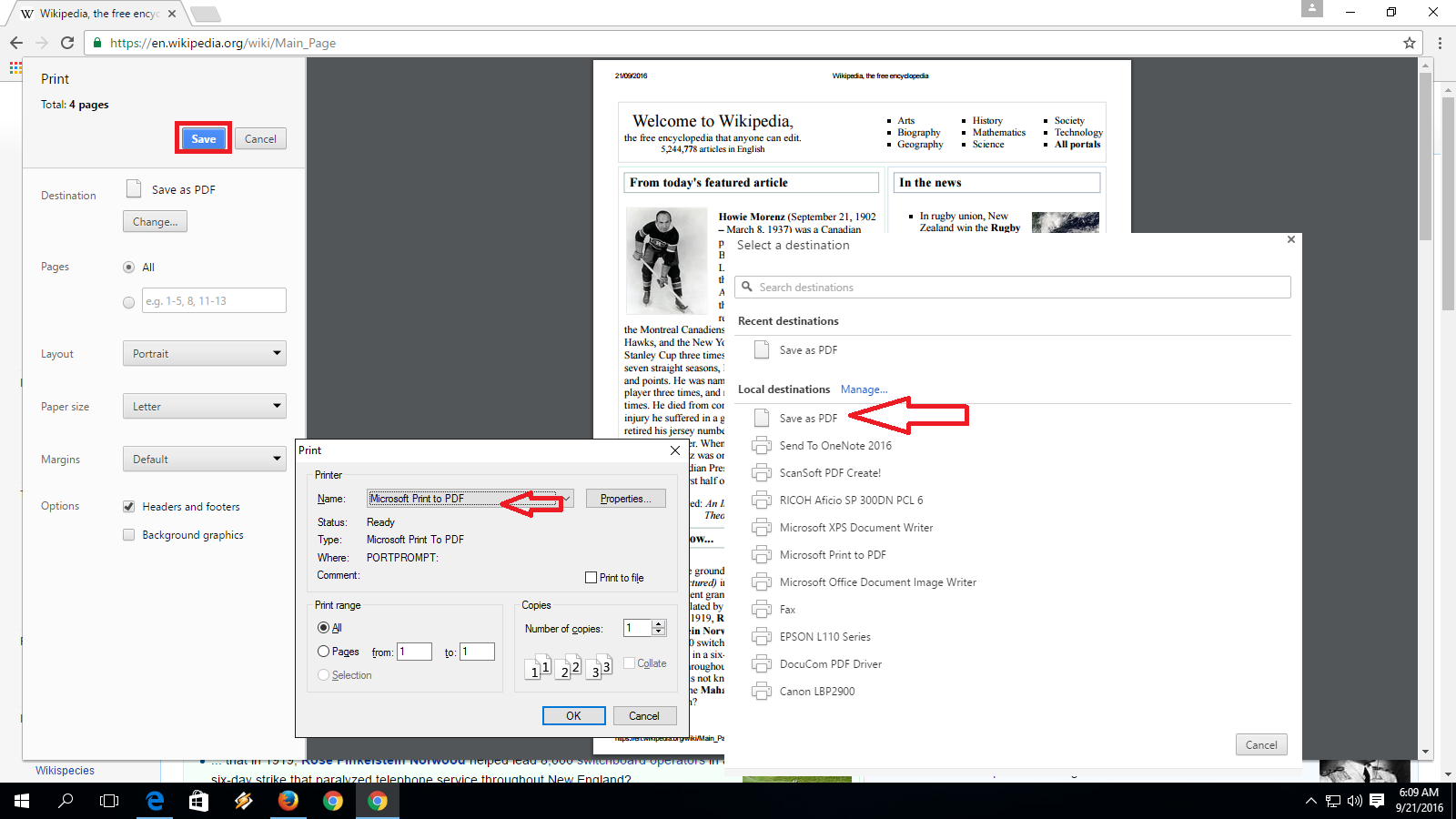 How to turn a web page into a pdf - bdawords