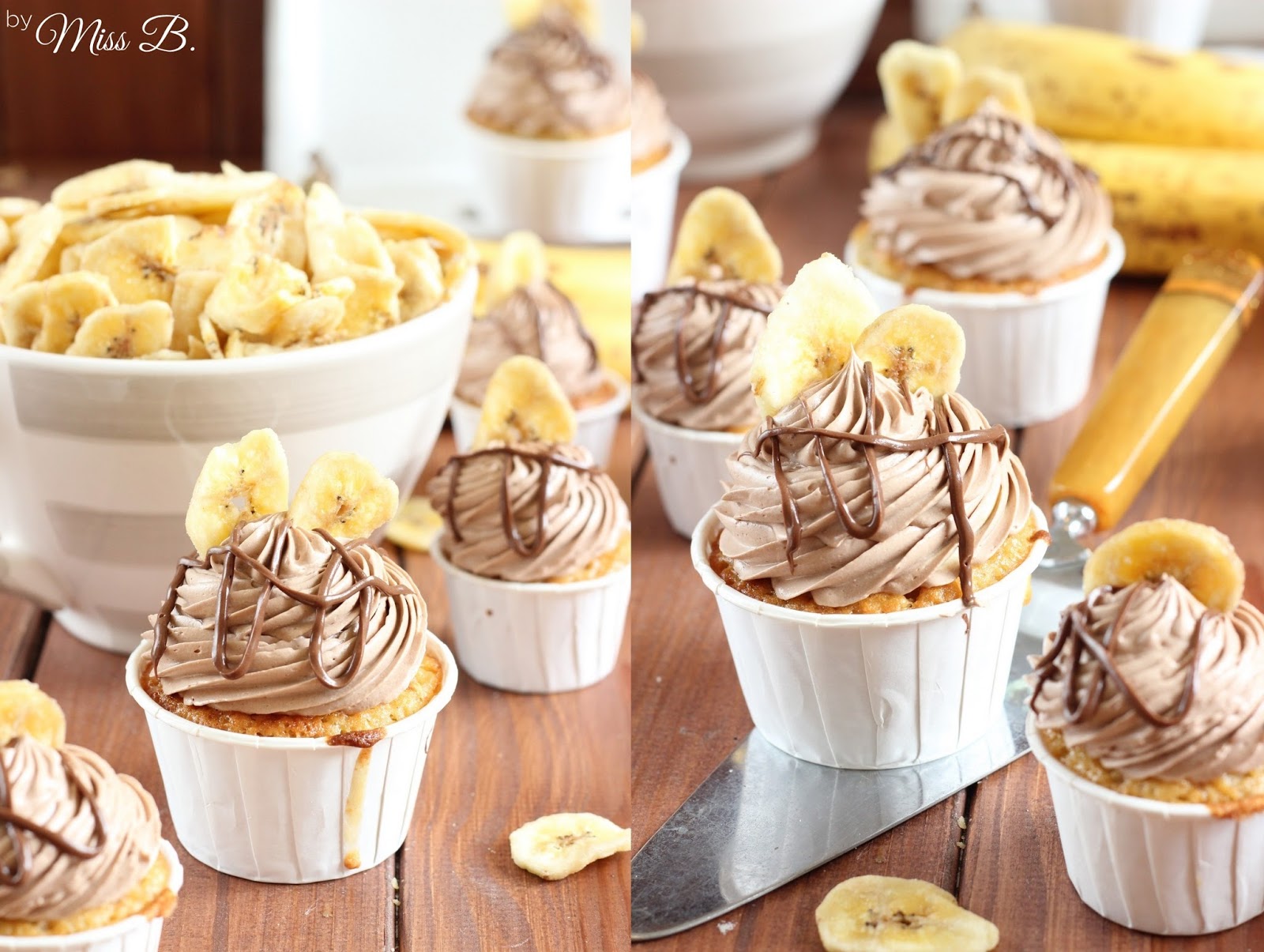 YESSSS!: nutella-Bananen-Cupcakes