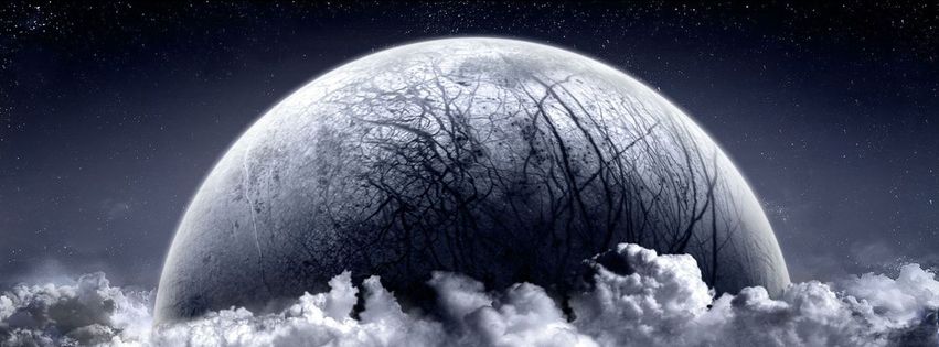 Animated Moon And Sky Facebook Cover | Facebook Covers, FB Covers