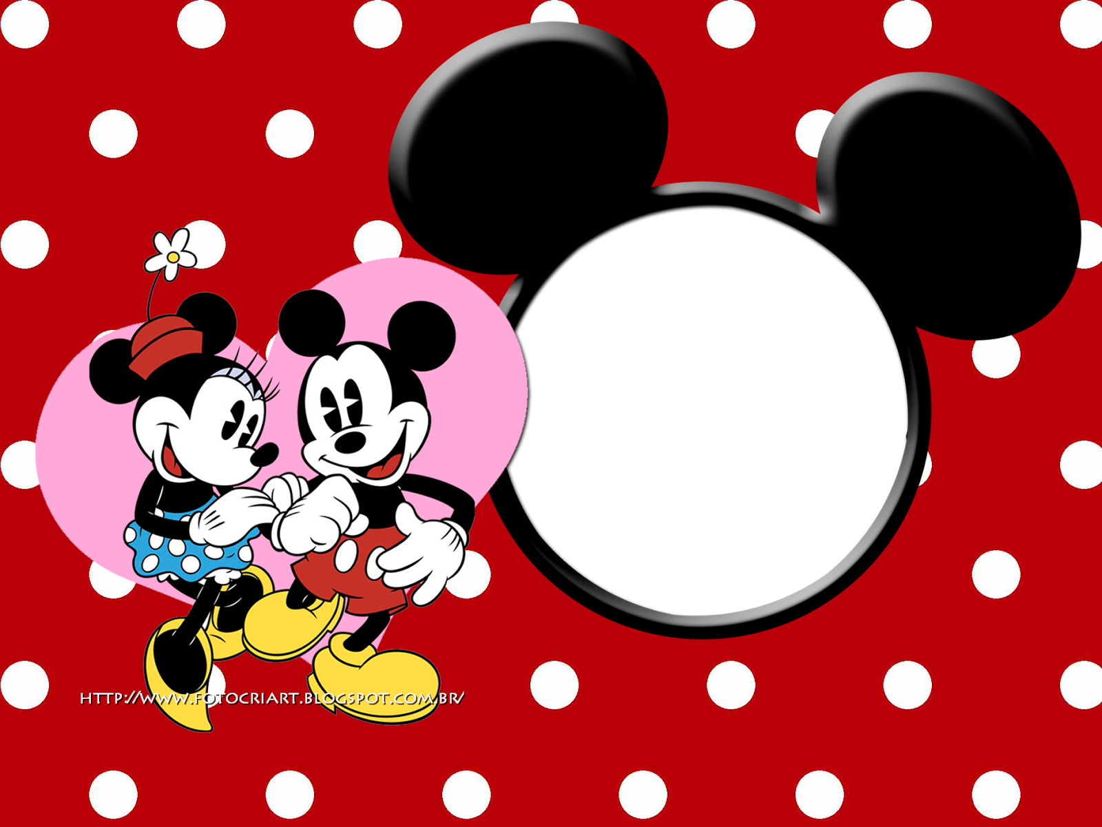 Fotocriart: Molduras do Mickey e Minnie
