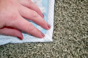How to Bind a Blanket - Adventures of a DIY Mom