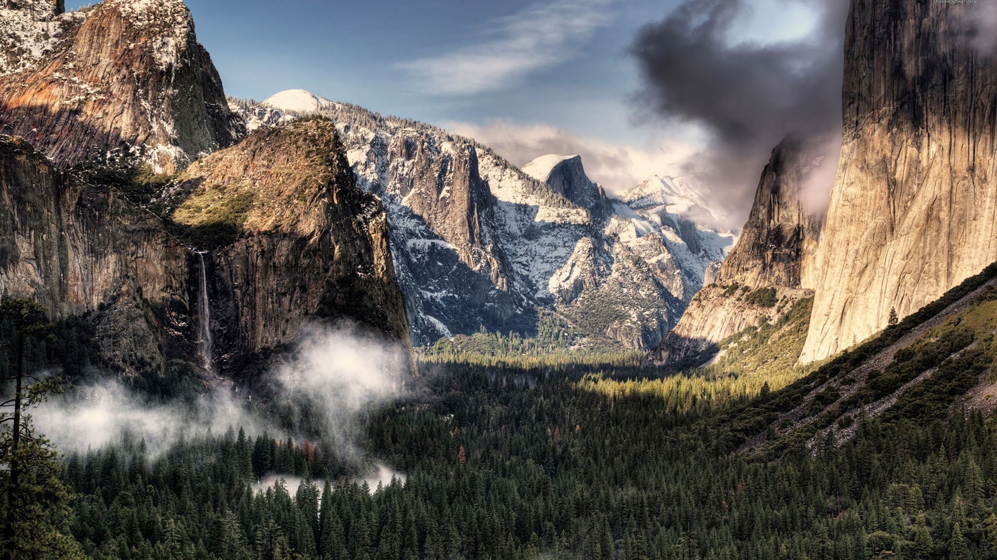 Yosemite 4K manzara resimi 9