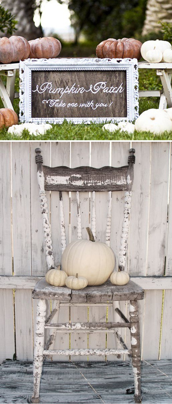 White Pumpkin Fall Wedding Inspiration Board