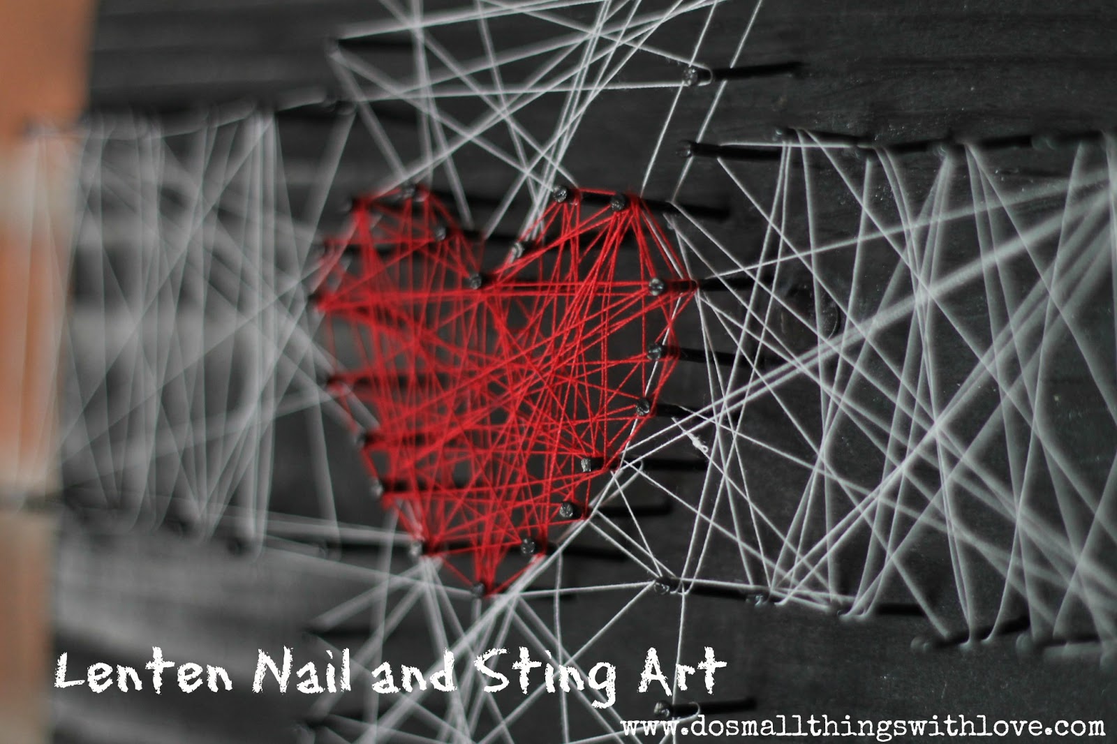 Semi-DIY State Nail and String Art | Semi-DIY